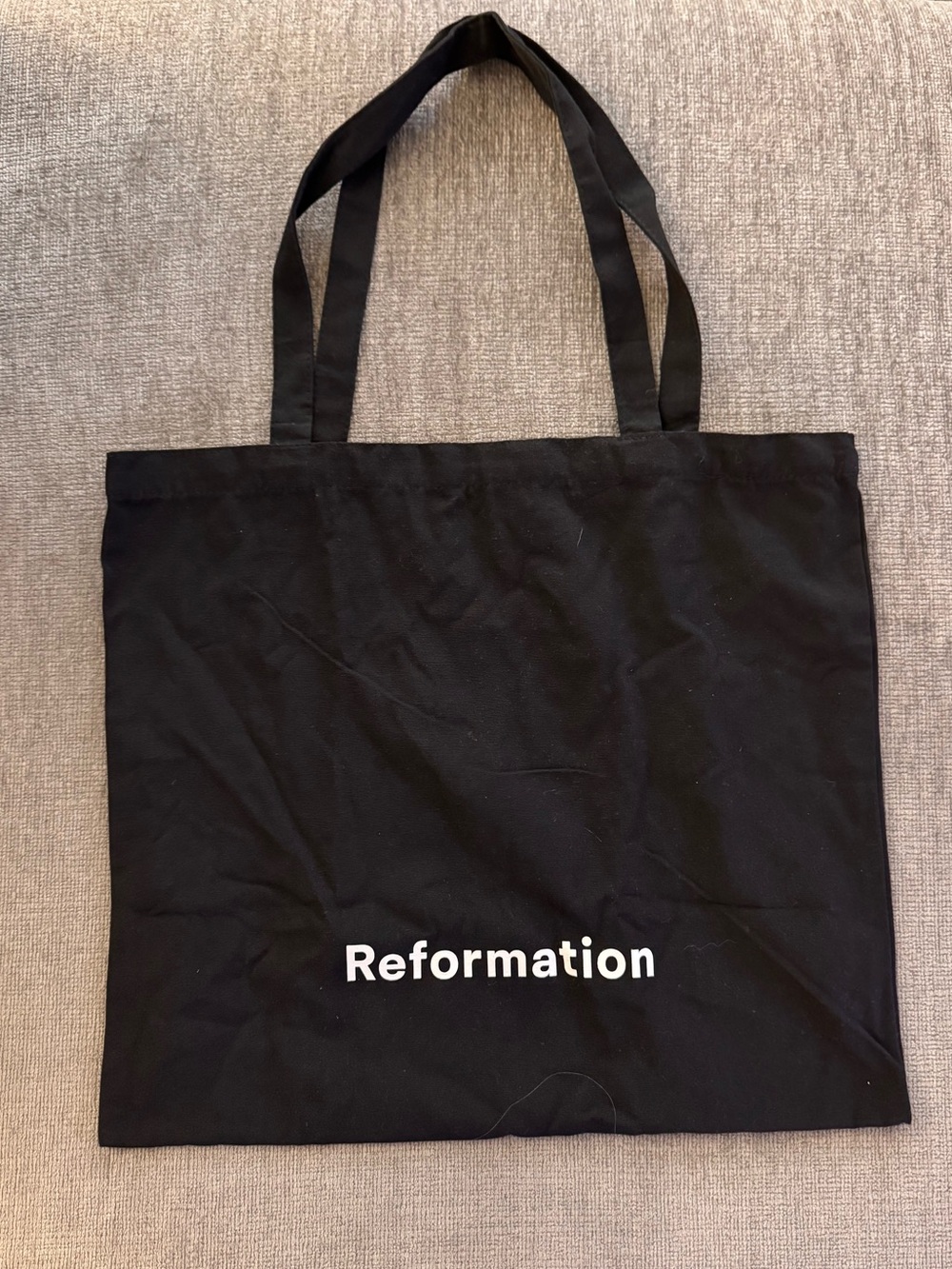 Reformation shopping tote
